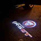JAGUAR R S GT LOGO PROJECROTR LIGHTS Nr.93  (quantity 1 = 1 sets/2 door lights)