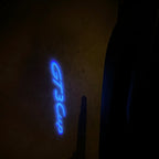 PORSCHE GT  LOGO PROJECTOT LIGHTS Nr.8096 (quantity  1 =  2 Logo Film /  2 door lights)