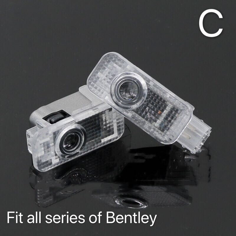 BENTLEY LOGO PROJECROTR LIGHTS Nr.01 (quantità 1 = 1 set/2 luci porta) 