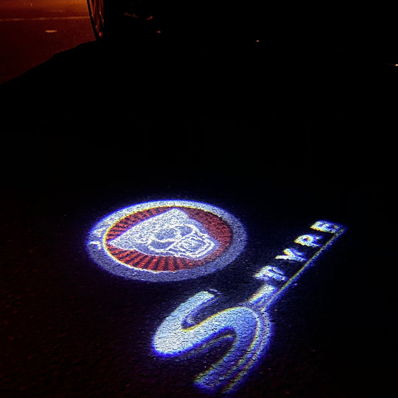 JAGUAR S TYPE LOGO PROJECROTR LIGHTS Nr.133 (quantità 1 = 1 set/2 luci porta