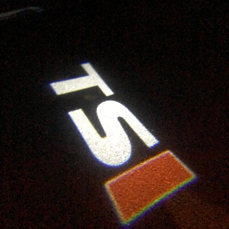 Volkswagen Türleuchten TSI Logo Nr. 107 (Menge 1 = 2 Logofolien /2 Türlichter）