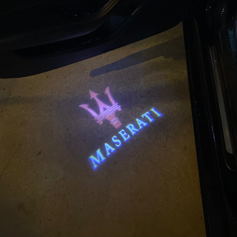 Maserati Original LOGO PROJECROTR LIGHTS Nr.02 (quantity 1 = 1 sets/2 door lights)