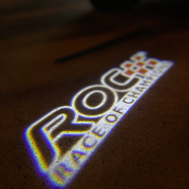 ROC Logo door lights Nr.19N2 (quantity 1 = 2 Logo Films /2 door lights）Automobile Racing & Culture