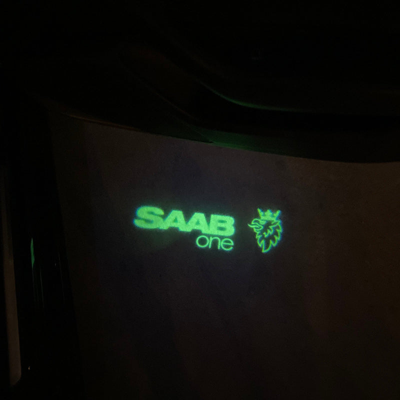 SAAB  Original LOGO PROJECROTR LIGHTS Nr.2503  (quantity 1 = 1 sets/2 door lights)