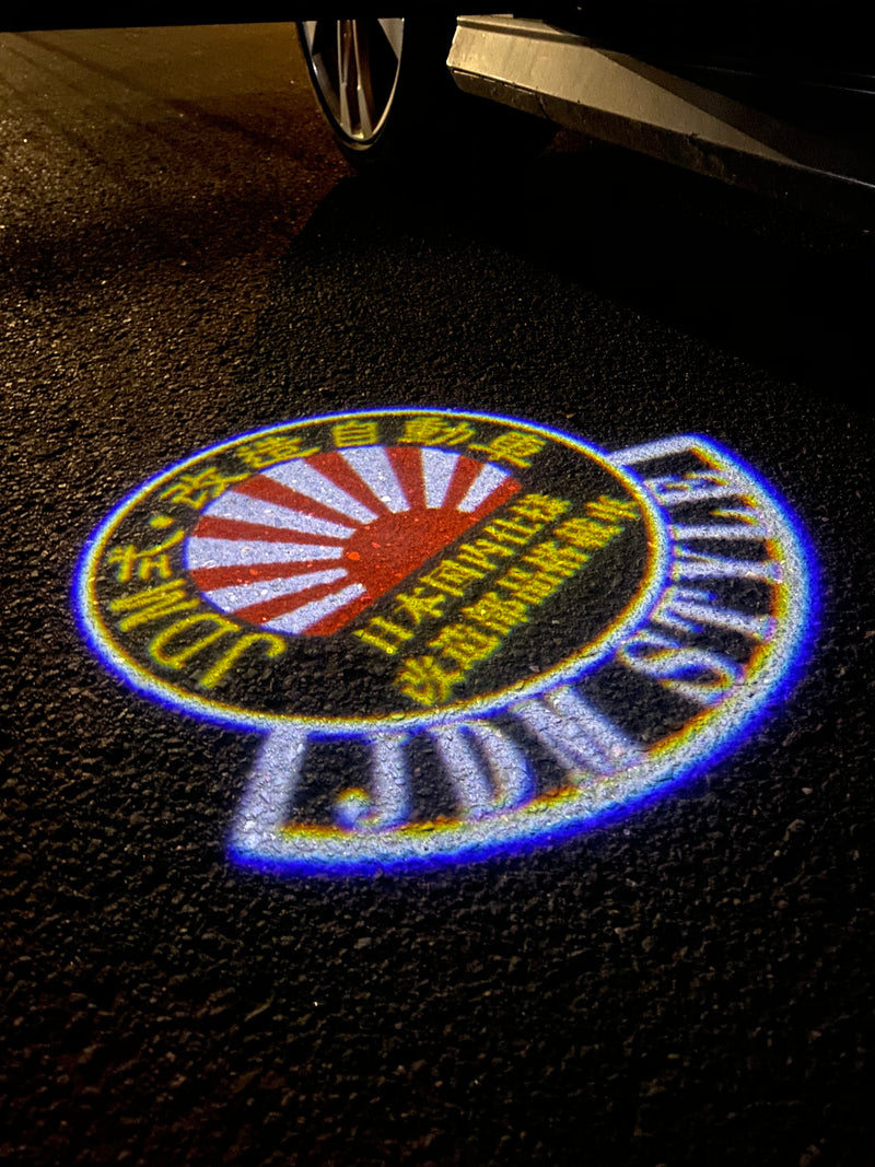 JDM LOGO PROJECTOT LIGHTS Nr.03 (Menge 1 = 1 Satz/2 Türlichter) 