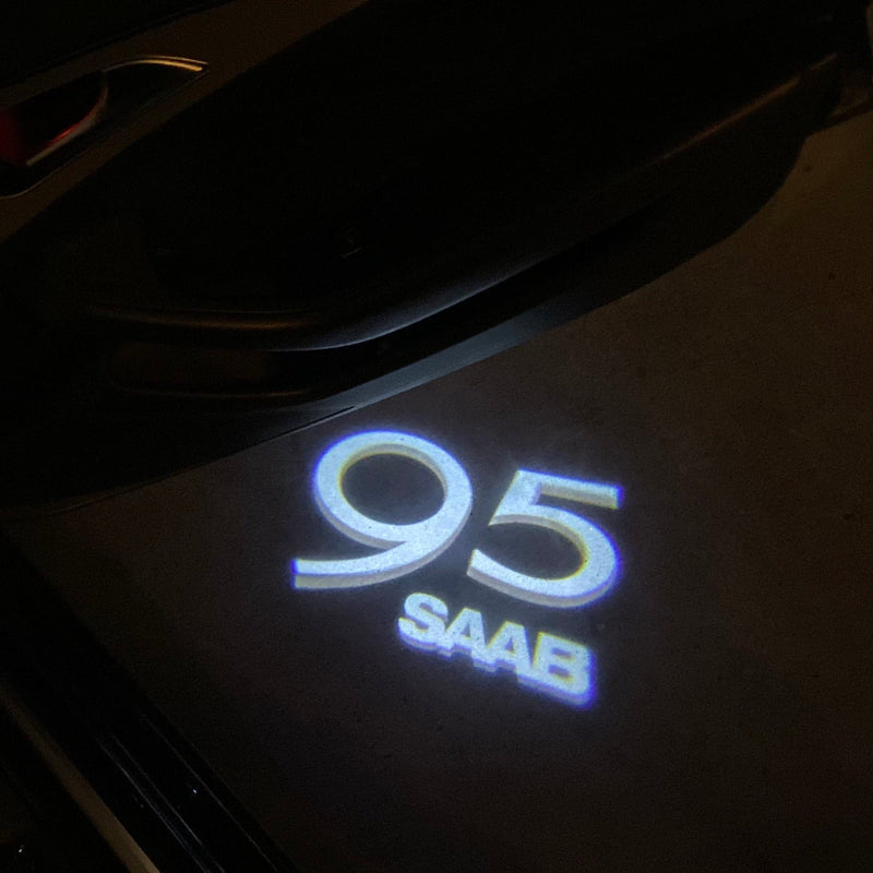 SAAB 95 LOGO PROJECROTR LIGHTS Nr.2505 (Menge 1 = 1 Satz/2 Türleuchten)