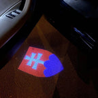 Slovakia Slovenská republika  National Flag  logo door lights (quantity 1 = 1 sets / 2 logo film /  Can replace of lights  other logos )