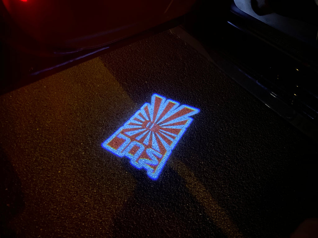 JDM LOGO PROJECTOT LIGHTS Nr.18 (quantity 1 = 1 sets/2 door lights)