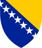 Bosnia and Herzegovina /Bosna i Hercegovina／Босна и Херцеговина  National Flag  logo door lights  (quantity 1 = 1 sets / 2 logo film /  Can replace of lights  other logos )