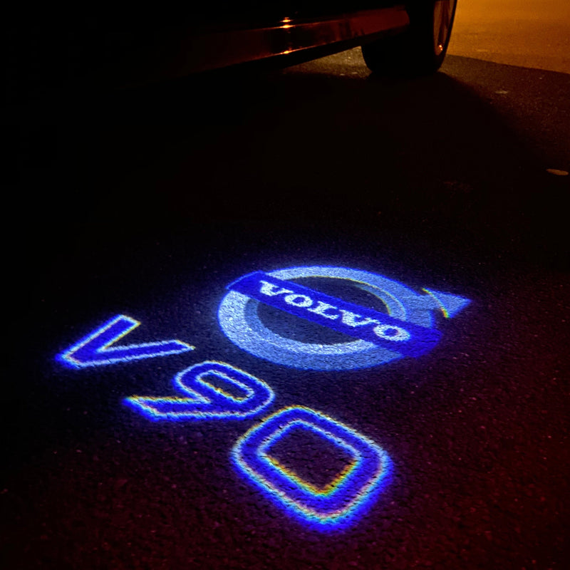 Volvo V 90 LOGO PROJECROTR LIGHTS Nr.49 (quantità 1 = 2 pellicole logo / 2 luci porta) 