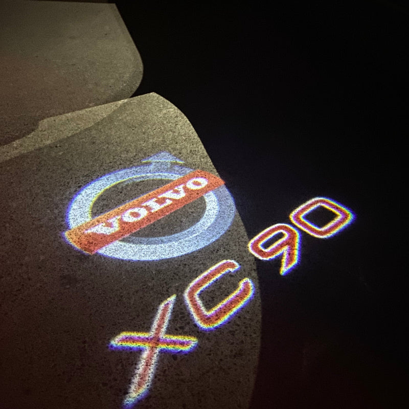 Volvo XC 90 LOGO PROJECROTR LIGHTS Nr.12 (Menge 1 = 2 Logofolie / 2 Türleuchten) 