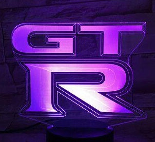 GTR-R35 LOGO PROJECTOT LIGHTS Nr.05 (quantità 1 = 2 pellicole logo /2 luci porta）