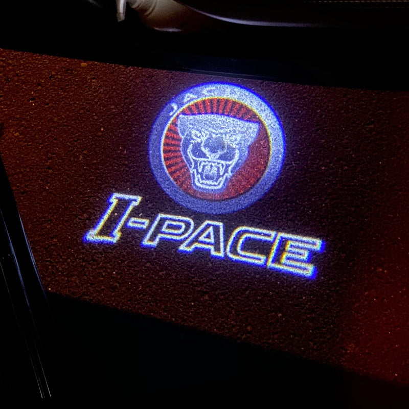 JAGUAR I PACE LOGO PROJECROTR LIGHTS Nr.127 (quantità 1 = 1 set/2 luci porta