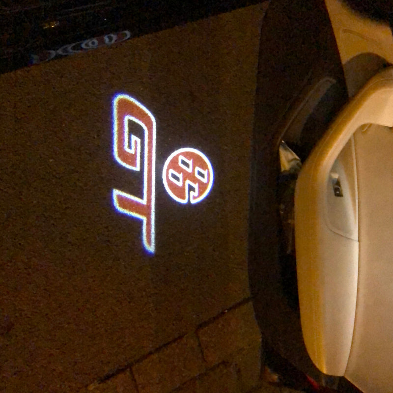 GT 86 LOGO PROJECTOT LIGHTS Nr.18 (quantità 1 = 2 pellicole logo /2 luci porta）