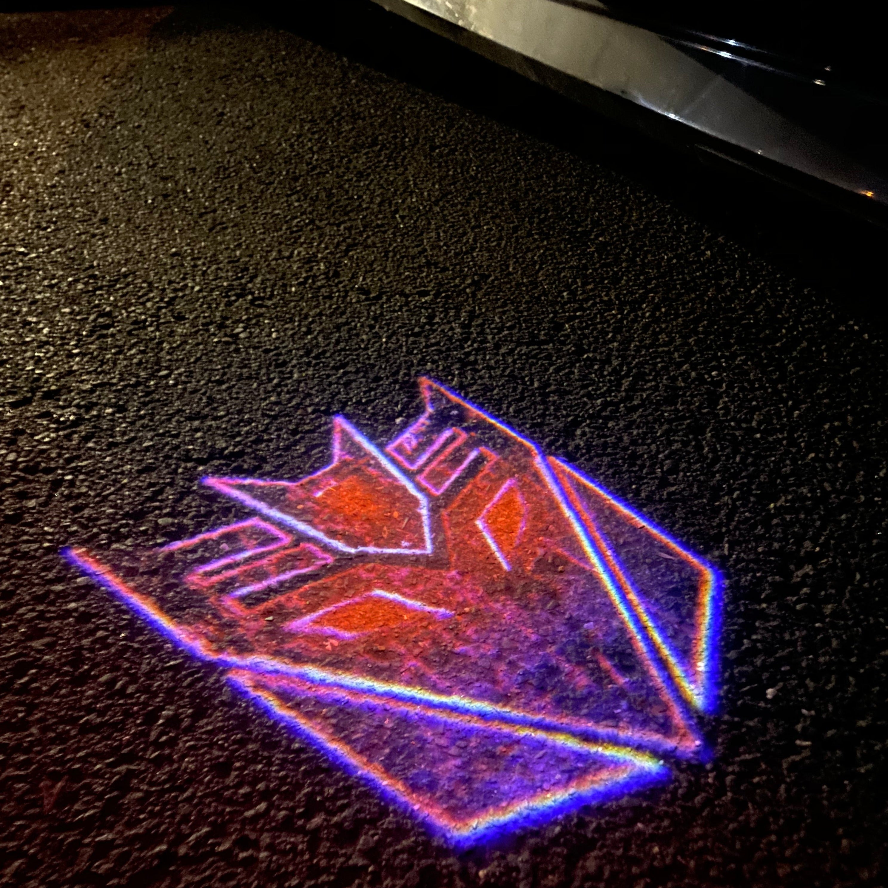 Transformers Logo door lights Nr.263  (quantity 1 = 2 Logo Films /2 door lights）Movie Series Logo