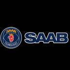 SAAB  Original LOGO PROJECROTR LIGHTS Nr.2515 (quantity 1 = 1 sets/2 door lights)