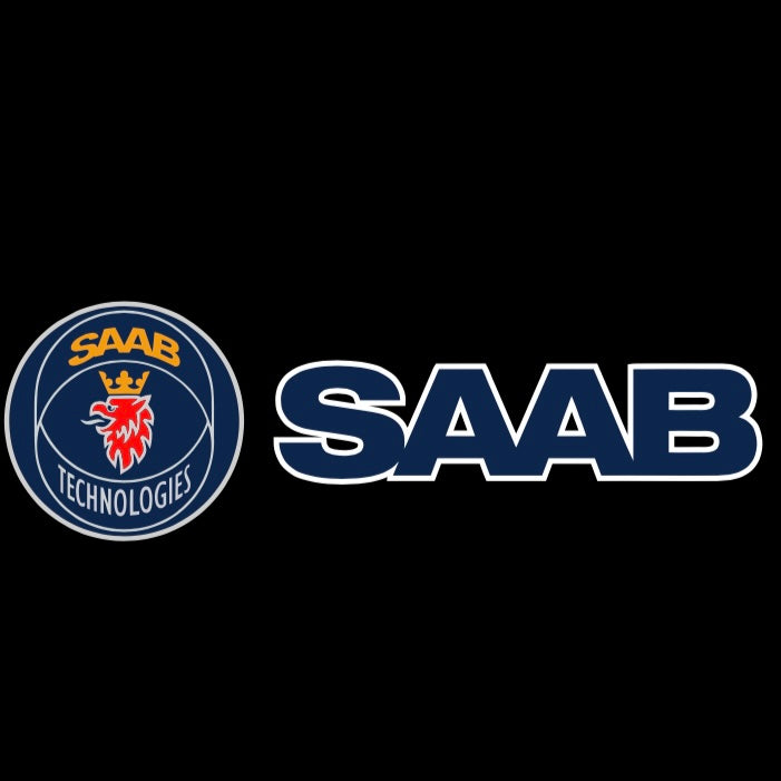 SAAB Original LOGO PROJECROTR LIGHTS Nr.2515 (quantità 1 = 1 set/2 luci porta)