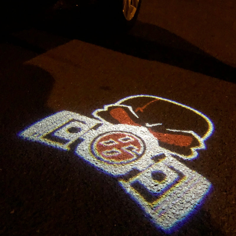 TOYOTA  GT86  PROJECROTR LIGHTS   LOGO Nr.01 Logo ( quantity 1 = 1 sets/2 door lights)