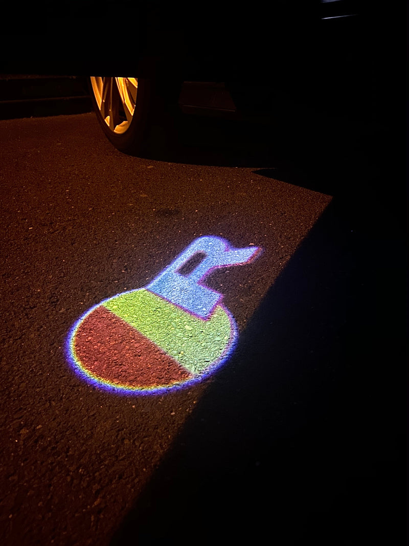 JAGUAR R LOGO PROJECROTR LIGHTS Nr.63 (Menge 1 = 1 Satz/2 Türleuchten)