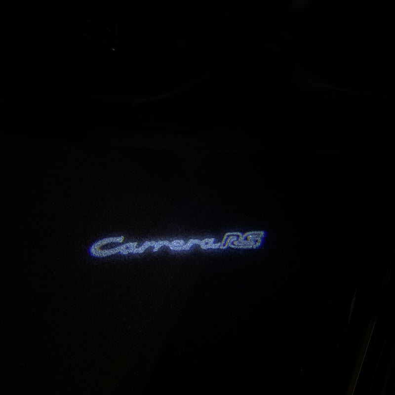 PORSCHE Carrera LOGO PROJECTOT LIGHTS Nr.8081(quantità 1 = 2 pellicole logo / 2 luci porta) 