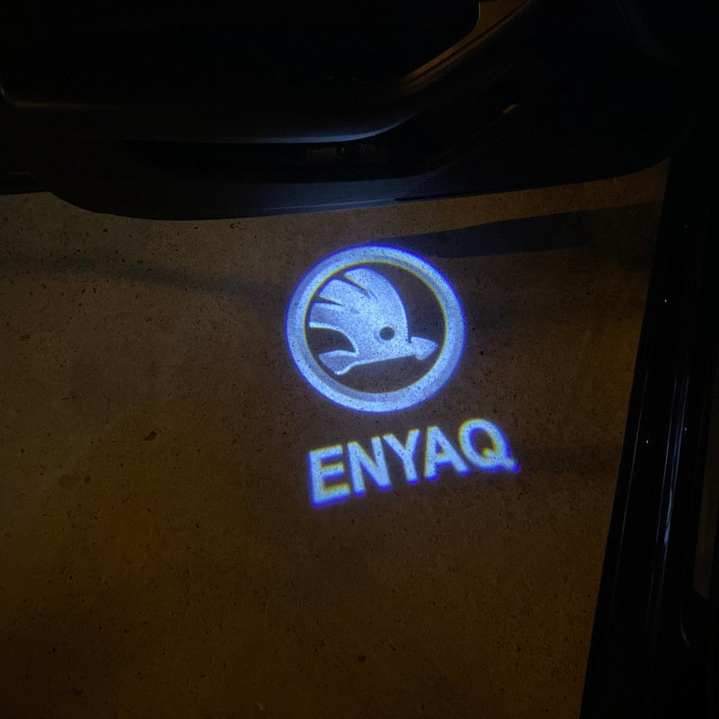 SKODA ENYAQ LOGO PROJECTOT LIGHTS Nr.43 (quantity  1 =  2 Logo Film /  2 door lights)