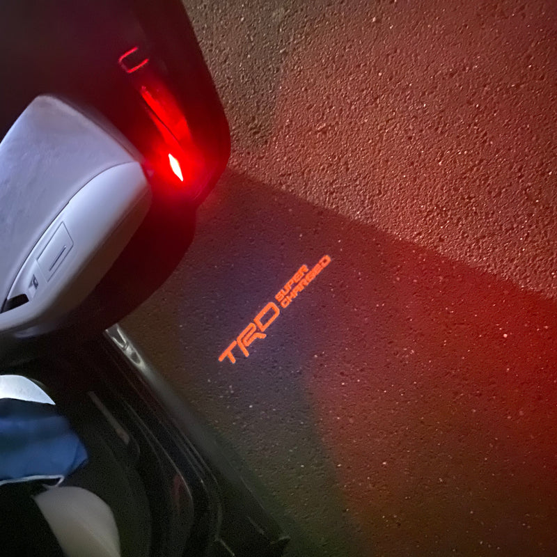 TRD LOGO PROJECROTR LIGHTS Nr.03 (quantità 1 = 1 set/2 luci porta) 