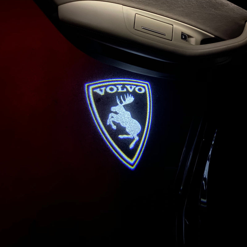 Cervo Volvo Milu LOGO PROJECROTR LIGHTS Nr.78 (quantità 1 = 2 pellicole logo / 2 luci porta) 