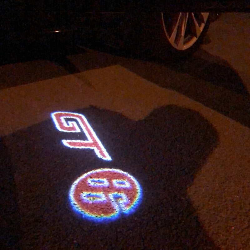 GT 86 LOGO PROJECTOT LIGHTS Nr.06 (quantità 1 = 2 pellicole logo /2 luci porta）