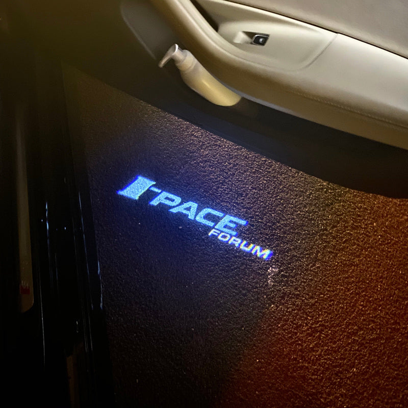 JAGUAR I PACE LOGO PROJECROTR LIGHTS Nr.118 (quantità 1 = 1 set/2 luci porta)