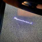 PORSCHE TAYCAN LOGO PROJECTOT LIGHTS Nr.87 (quantity  1 =  2 Logo Film /  2 door lights)
