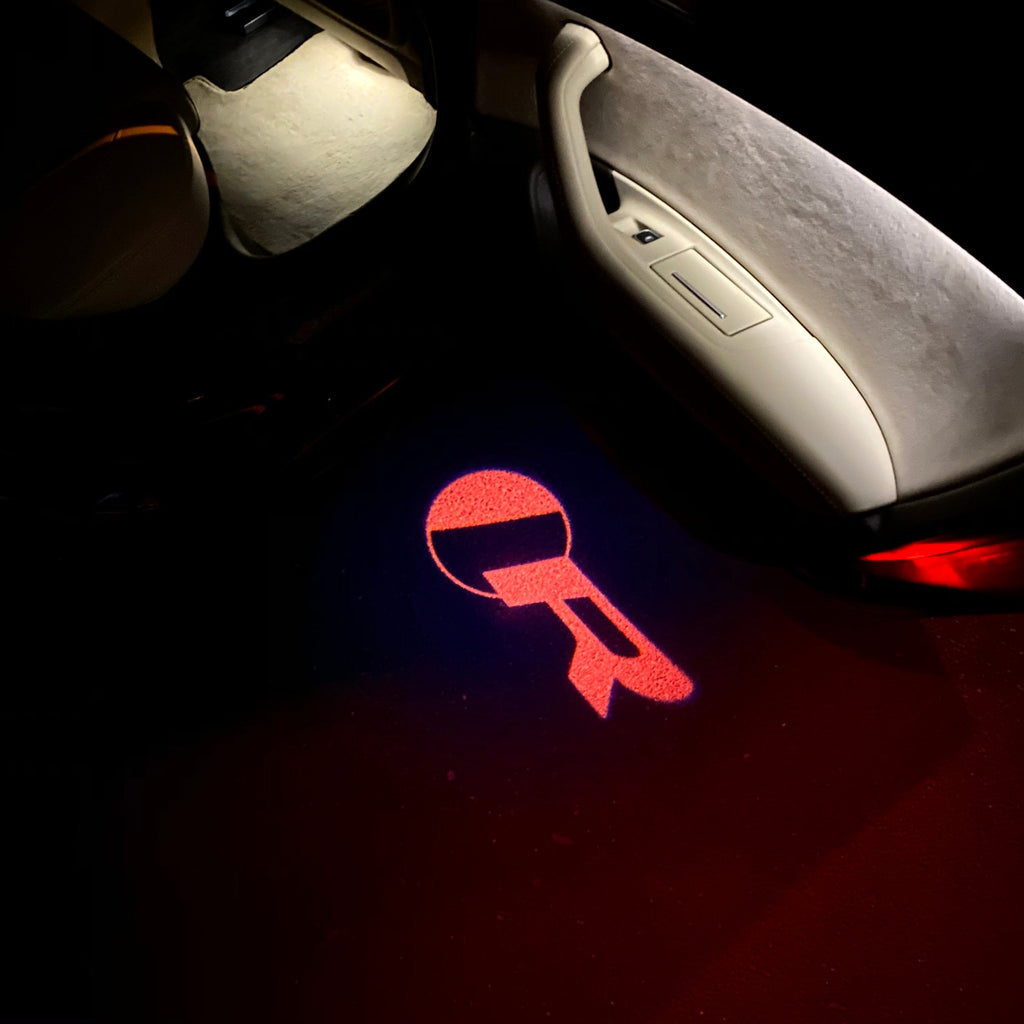 JAGUAR R LOGO PROJECROTR LIGHTS Nr.35 (quantity 1 = 1 sets/2 door lights)