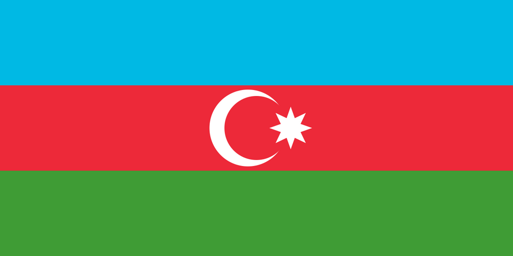 Azerbaijan Azərbaycan     National Flag  logo door lights (quantity 1 = 1 sets / 2 logo film /  Can replace of lights  other logos )