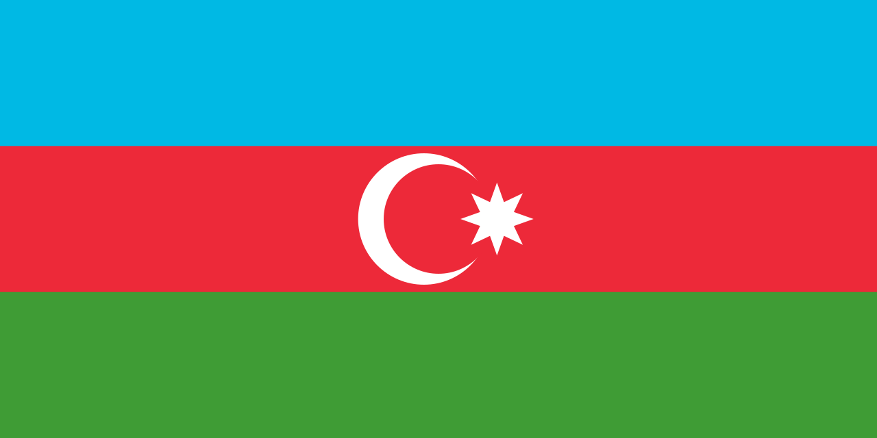 Azerbaijan Azərbaycan     National Flag  logo door lights (quantity 1 = 1 sets / 2 logo film /  Can replace of lights  other logos )