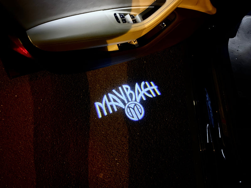 MAYBACH LOGO PROJECTOT LIGHTS Nr.1317 (Menge 1 = 2 Logofolien /2 Türleuchten）