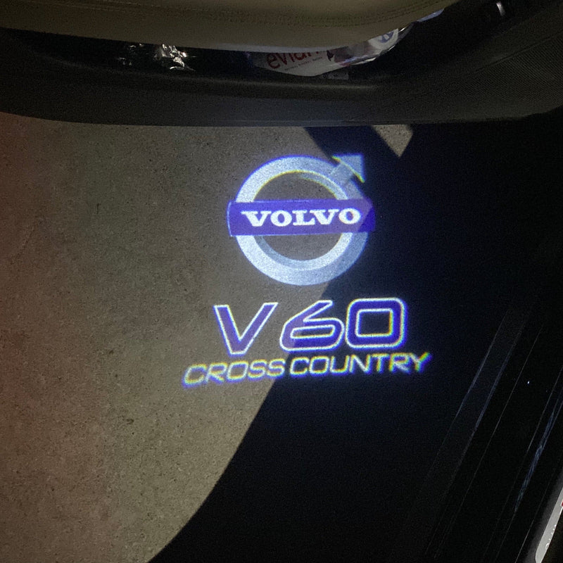 Volvo V 60 LOGO PROJECROTR LIGHTS Nr.10 (Menge 1 = 2 Logofolie / 2 Türleuchten) 