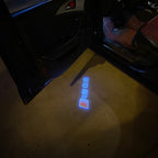 AUDI RSQ8 LOGO PROJECTOT LIGHTS Nr.609  (quantity 1 = 2 Logo Films /2 door lights）