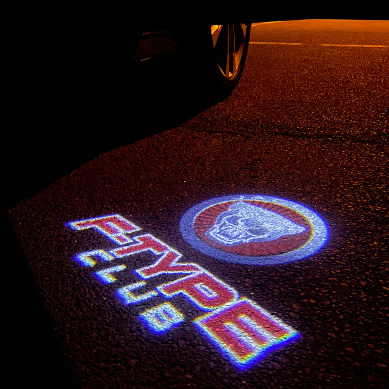 JAGUAR F-TYPE LOGO PROJECROTR LIGHTS Nr.135 (Menge 1 = 1 Satz/2 Türleuchten)