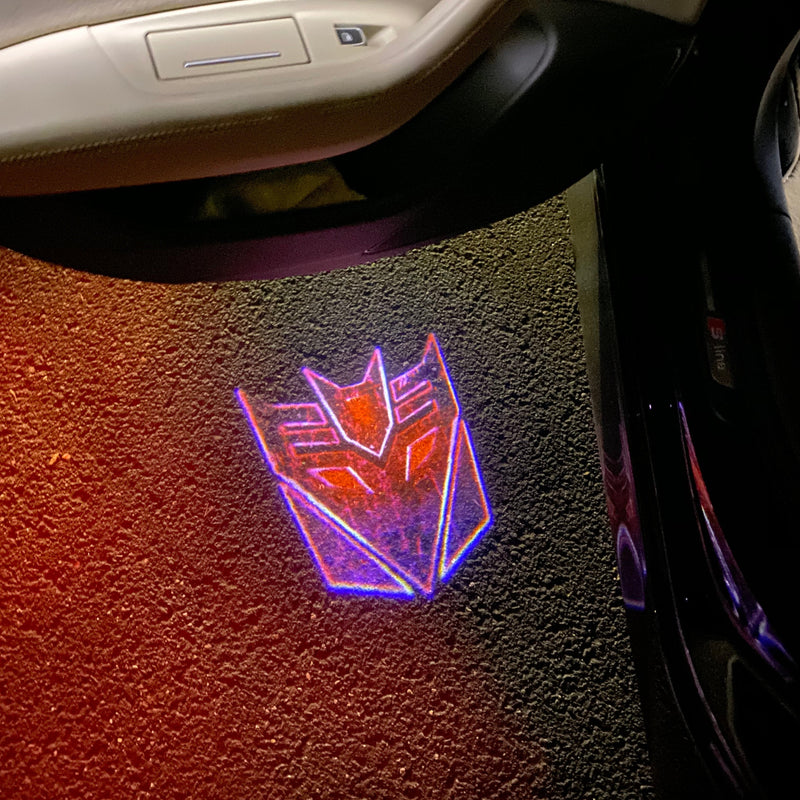 Luci per porte con logo Transformers Nr.263 (quantità 1 = 2 pellicole con logo /2 luci per porte）Logo della serie di film 