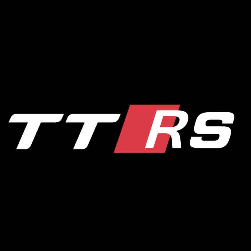 AUDI TTRS LOGO PROJECROTR LIGHTS Nr.22 (Menge 1 = 2 Logofolien /2 Türlichter） 