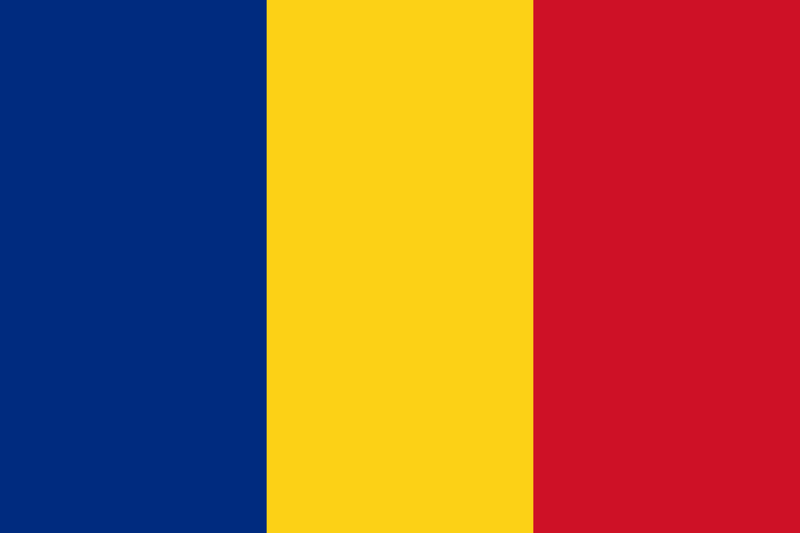 România National Flag  logo door lights (quantity 1 = 1 sets / 2 logo film /  Can replace of lights  other logos )