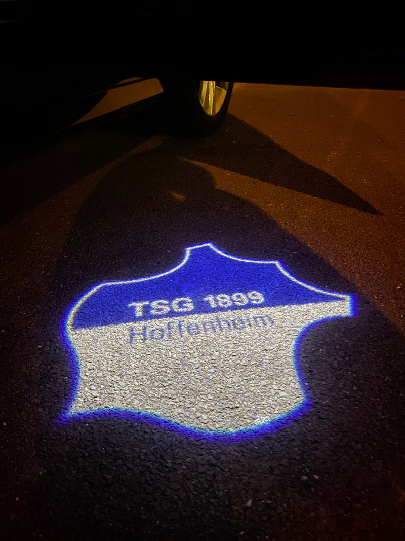 Football CLUB TSG 1899 Hoffenheim Logo Nr.258  (quantity 1 = 2 Logo Films /2 door lights）