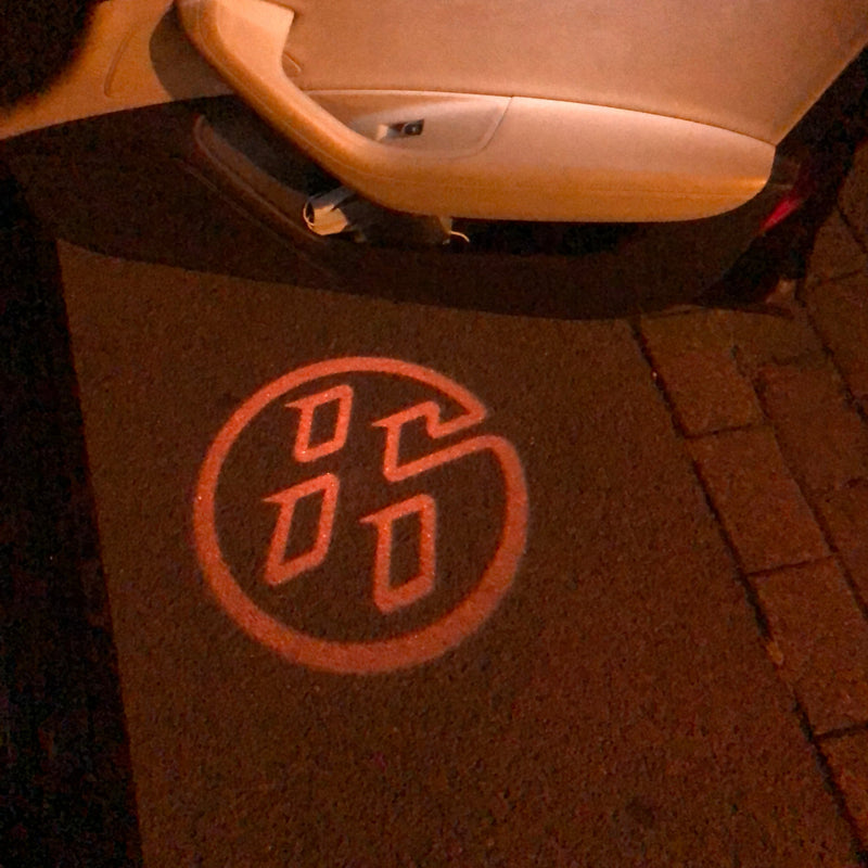 GT 86 LOGO PROJECTOT LIGHTS Nr.04 (Menge 1 = 2 Logofolien /2 Türleuchten）