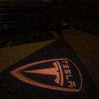 TESLA LOGO PROJECROTR LIGHTS Nr.1507 (quantity  1 =  2 Logo Film /  2 door lights)