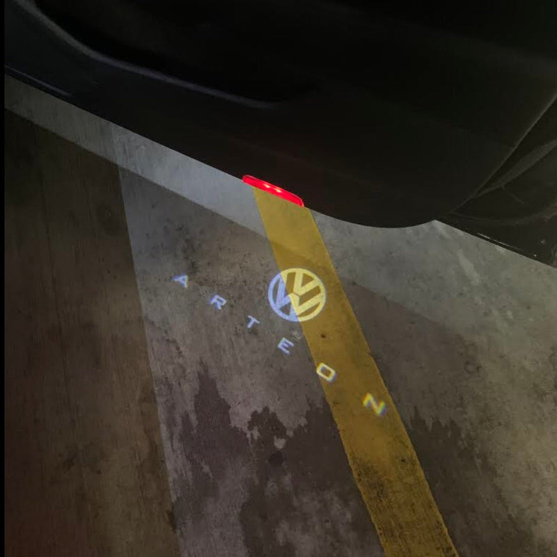 Volkswagen Luci per porte Arteon Luci per porte Logo Nr. 84 (quantità 1 = 2 pellicole con logo/2 luci per porta）