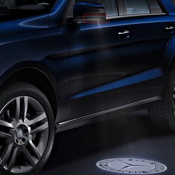 Mercedes Benz Door Wing  Mirror with Projection   Logo 021