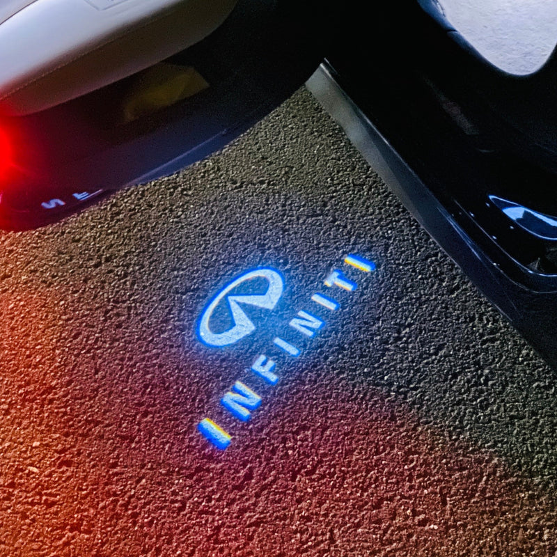 INFINITI Original LOGO PROJECROTR LIGHTS Nr.01 (quantity 1 = 1 sets/2 door lights)