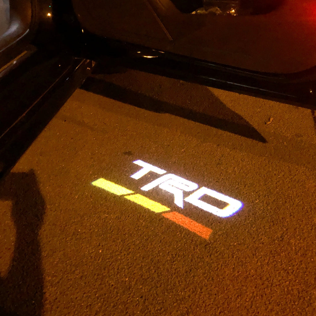 TRD  LOGO PROJECTOT LIGHTS Nr.16  (quantity 1 = 2 Logo Films /2 door lights）