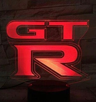 GTR-R35  LOGO PROJECTOT LIGHTS Nr.06  (quantity 1 = 2 Logo Films /2 door lights）