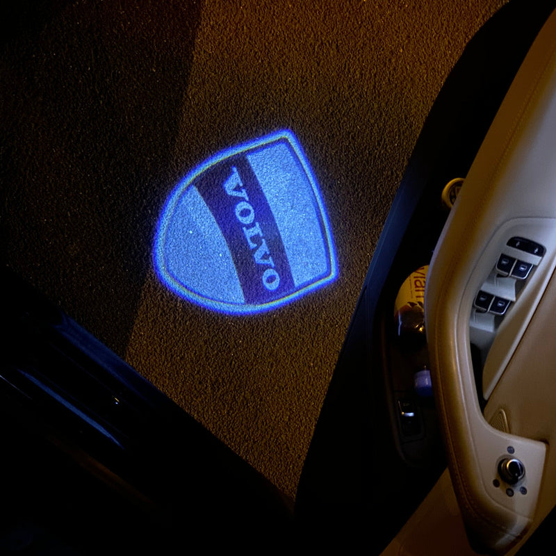 Volvo Original LOGO PROJECROTR LIGHTS Nr.58 (quantità 1 = 2 pellicole logo / 2 luci porta) 