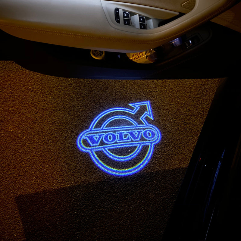 Volvo Original LOGO PROJECROTR LIGHTS Nr.57 (quantità 1 = 2 pellicole logo / 2 luci porta) 